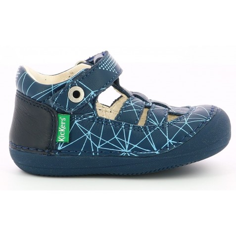 Sandale Kickers Sushy Navy Galactic Sandale Kickers Sushy Navy Galactic