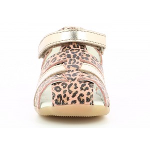 Sandale Kickers Bigflo 2 Beige Leopard