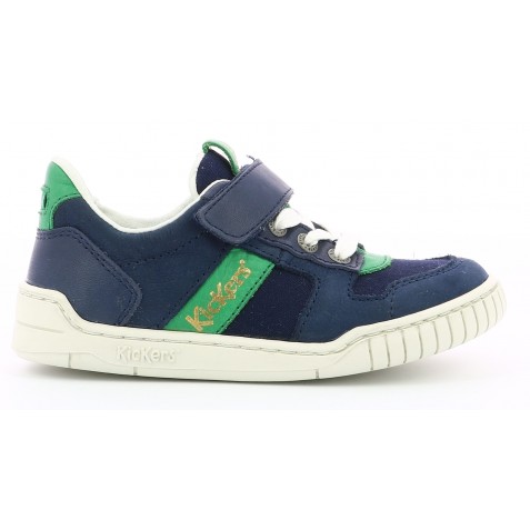 Sneakers Kickers Wintup Blue Navy Green