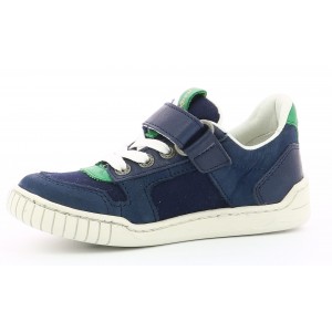 Sneakers Kickers Wintup Blue Navy Green