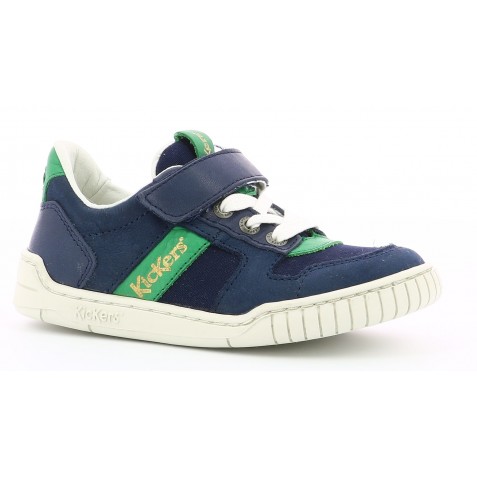Sneakers Kickers Wintup Blue Navy Green