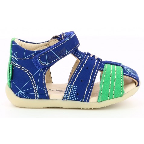Sandale Kickers Bigbazar 2 Blue Green Gala