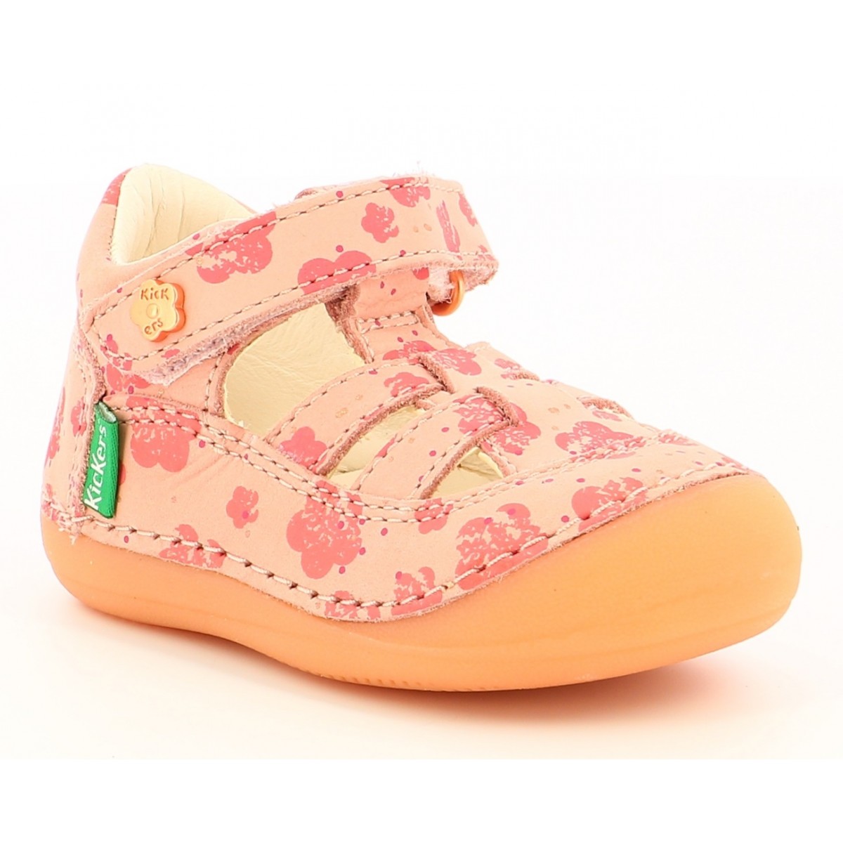 Kickers sushy rose corail fleuri online