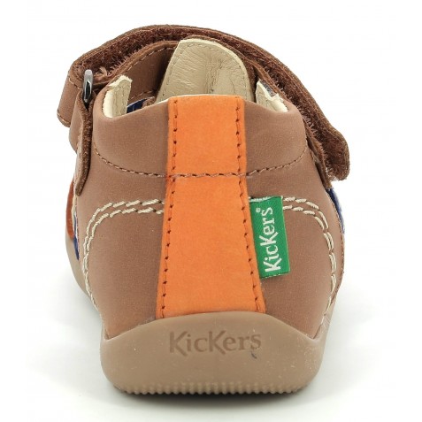 Sandale Kickers 785423-10-116 Bigbazar-2 Camel Orange Bleu Sandale Kickers 785423-10-116 Bigbazar-2 Camel Orange Bleu