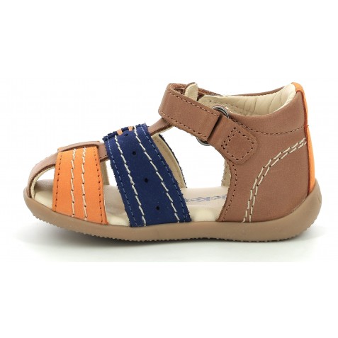 Sandale Kickers 785423-10-116 Bigbazar-2 Camel Orange Bleu Sandale Kickers 785423-10-116 Bigbazar-2 Camel Orange Bleu
