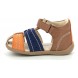 Sandale Kickers 785423-10-116 Bigbazar-2 Camel Orange Bleu