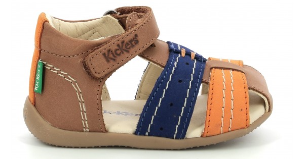Sandale Kickers 785423-10-116 Bigbazar-2 Camel Orange Bleu, Copii - Main Image
