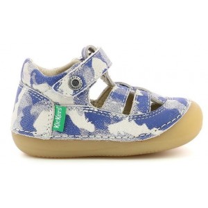 Sandale Kickers Sushy Bleu Camouflage Sandale Kickers Sushy Bleu Camouflage