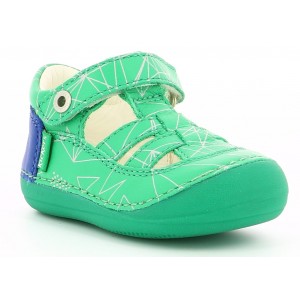 Sandale Kickers Sushy Green Galactic Sandale Kickers Sushy Green Galactic