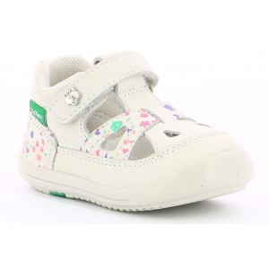 Sandale Kickers Kiki White Blossom Sandale Kickers Kiki White Blossom