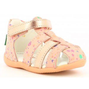 Sandale Kickers Bigflo 2 Pink Metallised Sandale Kickers Bigflo 2 Pink Metallised
