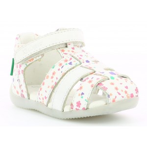 Sandale Kickers Bigflo 2 White Blossom Sandale Kickers Bigflo 2 White Blossom