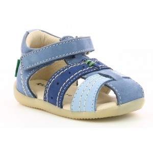 Sandale Kickers Bigbazar 2 Blue Tricolor Sandale Kickers Bigbazar 2 Blue Tricolor
