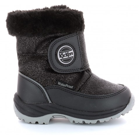 Cizme de zapada Kickers Jumpsnow Bright Black