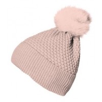 Căciulă MP Denmark Chunky Oslo Beanie with Fox Fur Pom Pom 79501-4256 French Rose Căciulă MP Denmark Chunky Oslo Beanie with Fox Fur Pom Pom 79501-4256 French Rose
