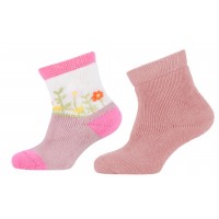 Sosete bumbac Melton Andrea Terry Alt Rosa - 2 perechi Sosete bumbac Melton Andrea Terry Alt Rosa - 2 perechi