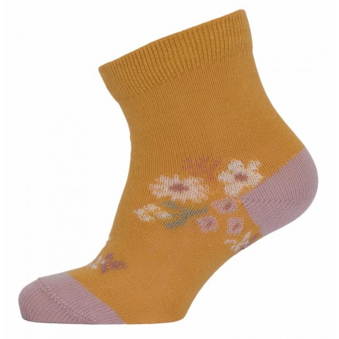 Șosete bumbac Melton 22055-636 Petite-Flowers Honey Mustard