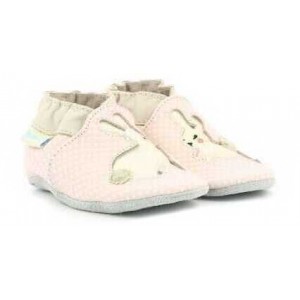 Pantofi Robeez Rabbit Baby Rose Clair Pantofi Robeez Rabbit Baby Rose Clair