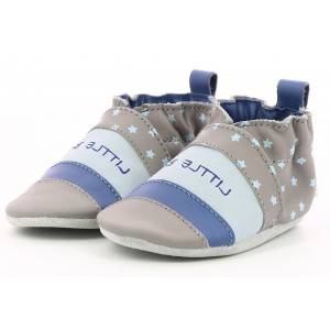 Pantofi Robeez Softbayastars Gris Bleu Pantofi Robeez Softbayastars Gris Bleu