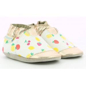 Pantofi Robeez Gold Summer Blanc Or Pantofi Robeez Gold Summer Blanc Or