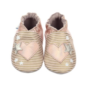Pantofi Robeez Love Galaxy Rose Clair Or Pantofi Robeez Love Galaxy Rose Clair Or