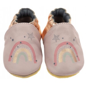 Pantofi Robeez Modern Rainbow Rose Or Pantofi Robeez Modern Rainbow Rose Or