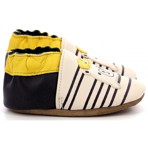 Pantofi Robeez Naval Officer Light Beige Pantofi Robeez Naval Officer Light Beige