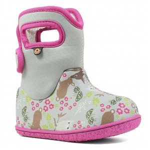 Cizme de zapadă Bogs 72484i-066 Baby Bogs Woodl Cizme de zapadă Bogs 72484i-066 Baby Bogs Woodl