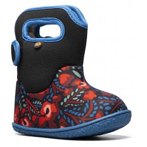 Cizme de zăpadă Bogs 72737I-009 Baby Bogs Super Flowers Black Multi Cizme de zăpadă Bogs 72737I-009 Baby Bogs Super Flowers Black Multi