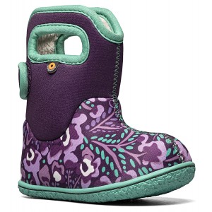 Cizme de zăpadă Bogs 72737I-540 Baby Bogs Super Flowers Purple Multi Cizme de zăpadă Bogs 72737I-540 Baby Bogs Super Flowers Purple Multi