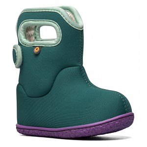 Cizme de zăpadă Bogs 72743I-448 Baby Bogs Solid Teal Multi Cizme de zăpadă Bogs 72743I-448 Baby Bogs Solid Teal Multi