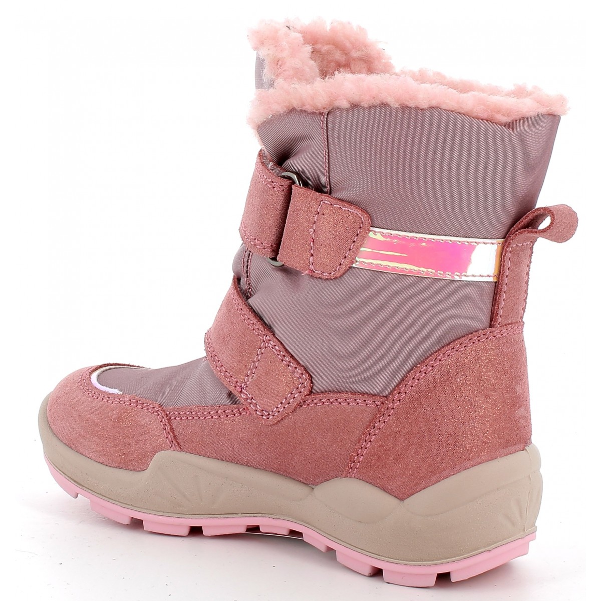 Cizme de zăpadă Geox B Omar Girl Wpf B462La 00022 C8014 Old Rose, Copii,  Piele Naturala, Roz, Geox