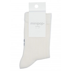 Sosete bambus MiniPop MP10 Off White Sosete bambus MiniPop MP10 Off White