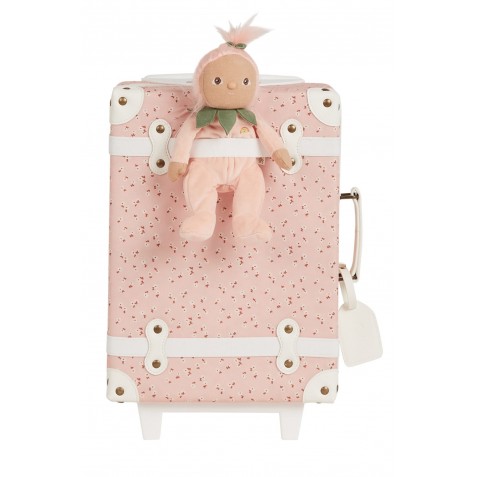Troler pentru copii Olli Ella See-ya Suitcase - Pink Daisies