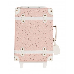 Troler pentru copii Olli Ella See-ya Suitcase - Pink Daisies
