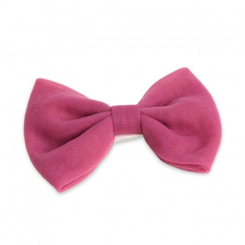 Agrafă de păr cu fundiță Manufaktura Falbanek Heather Pink