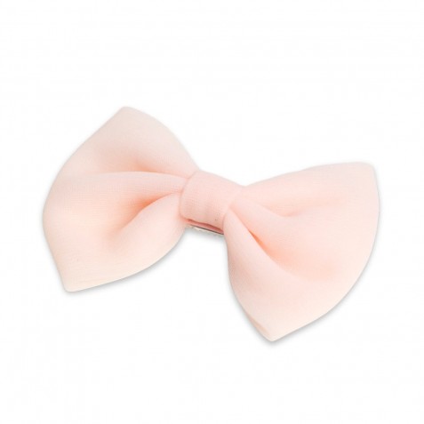 Agrafă de păr cu fundiță Manufaktura Falbanek Powder Pink