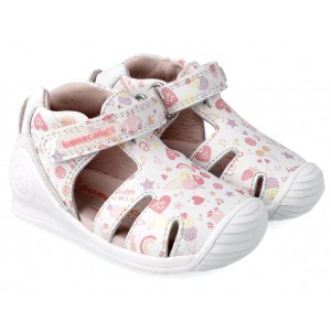 Sandale Biomecanics 212107 B Blanco Y Multi Sauvage 2 y Estampado Sandale Biomecanics 212107 B Blanco Y Multi Sauvage 2 y Estampado