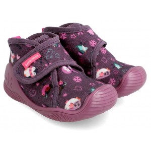 Pantofi Biomecanics 211165 B Berenjena Textil Y Estampado Pantofi Biomecanics 211165 B Berenjena Textil Y Estampado