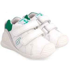 Sneakers Biomecanics 222125-B Sauvage Blanco Y Verde