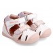 Sandale Biomecanics 222128-A Sauvage Y Estampado Blanco Y Puntos