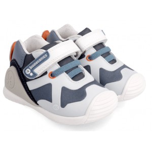 Sneakers Biomecanics 222131-A Rejilla Azul Y Blanco