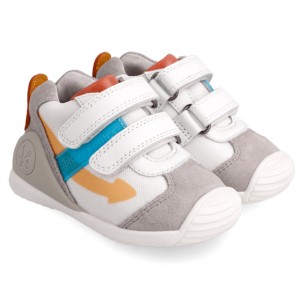 Sneakers Biomecanics 222131-C Rejilla Naranja Y Blanco
