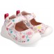 Sandalele Biomecanics 222171-B Pique Y Estampado Blanco Y Flores