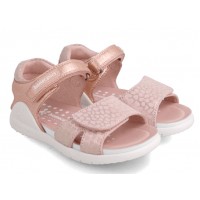 Sandale Biomecanics 222211-A Metalcris Y Serraje Estampado Monruvia Y Chicle Sandale Biomecanics 222211-A Metalcris Y Serraje Estampado Monruvia Y Chicle