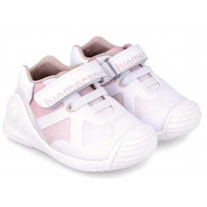 Sneakers Biomecanics 242150-D Blanco Y Rosa