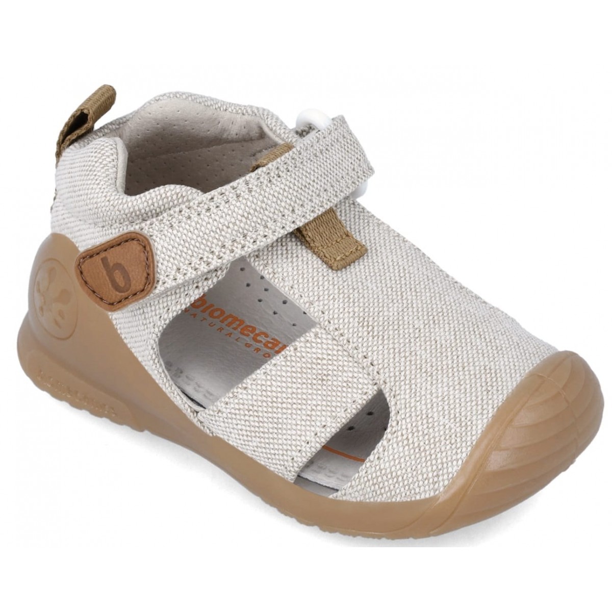 Sandale Biomecanics 242188-B Beige, Piele Naturala, Crem, Biomecanics