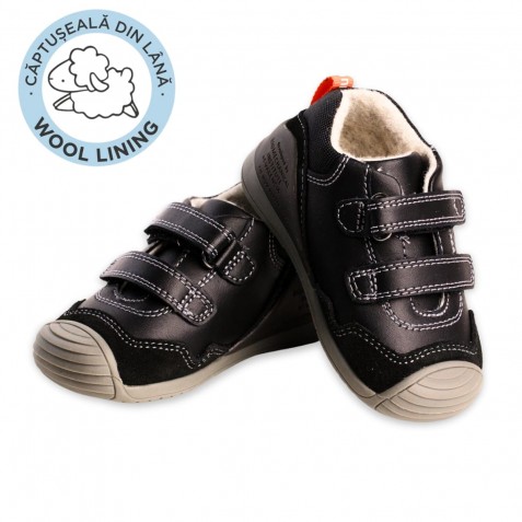 Sneakers Biomecanics 241120-A054Fb Sauvage Forro Borreguillo Negro