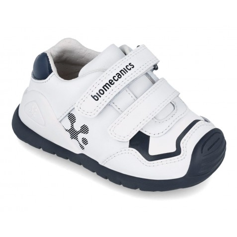 Sneakers Biomecanics 241001-A578 Sauvage Blanco Y Ocean