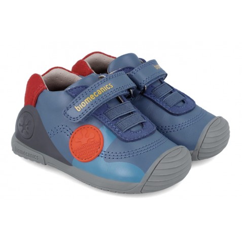 【お買得】 Sneakers Biomecanics 241123-A556 Sauvage Petrol Copii, Piele 小物